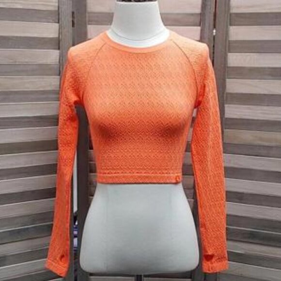 Women's Seamless Crop Long Sleeve Top | JoyLab | XL - Picture 1 of 10